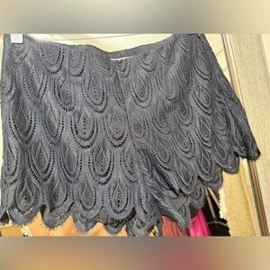 Lilly Pulitzer Black Lace Shorts